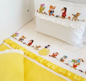 baby linen set poplin fabric