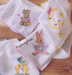 baby handkerchiefs handmade