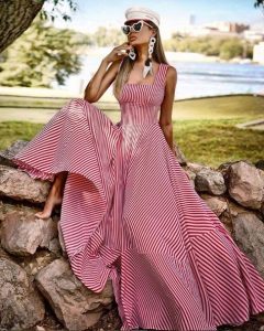 poplin fabric dress