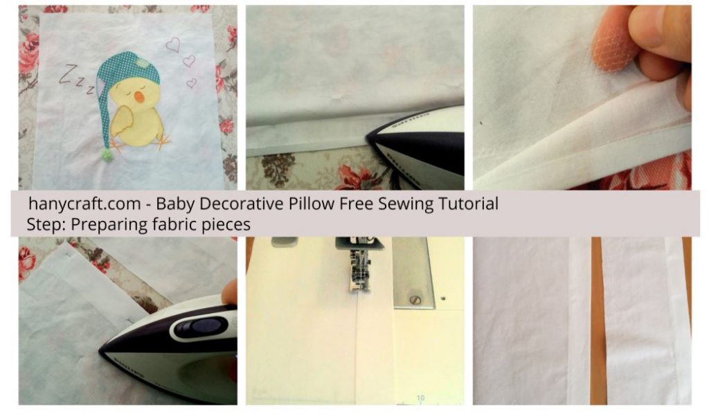 baby decorative pillow sewing tutorial