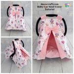 Baby Car Seat Cover Pattern and Tutorial Free